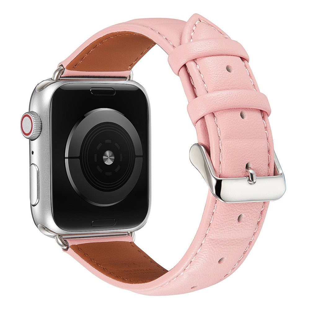 Mega smuk Universal Apple รgte lรฆder Rem - Pink#serie_1