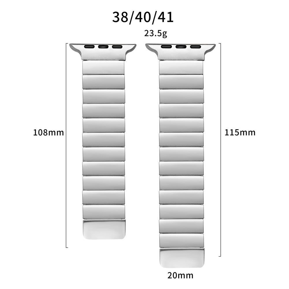 Meget fint Universal Apple Metal Urrem - Guld#serie_4