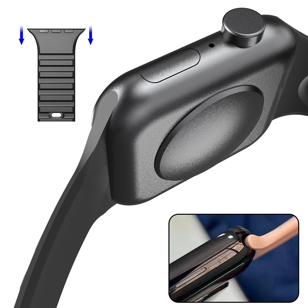 Flot Universal Apple Silikone Urrem - Blå#serie_10