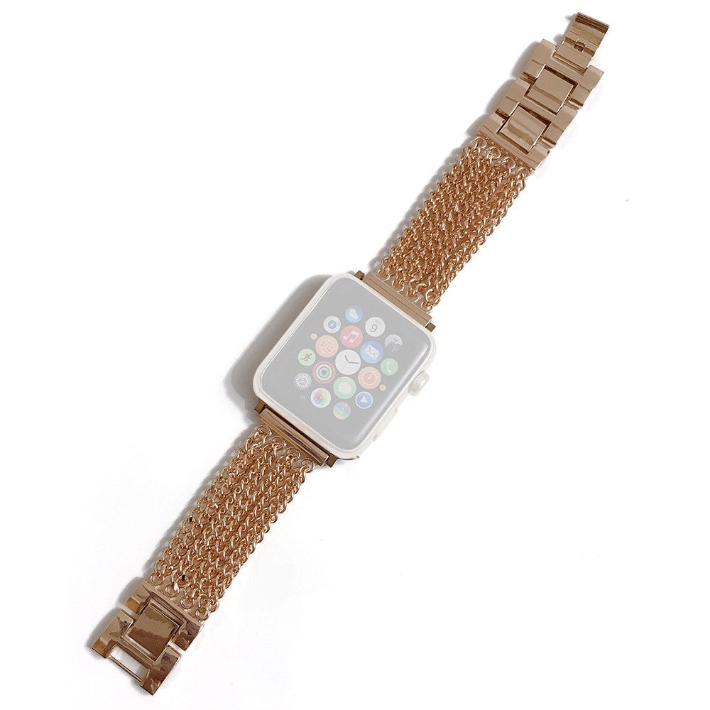 Meget slidstรฆrk Universal Apple Metal Rem - Guld#serie_1