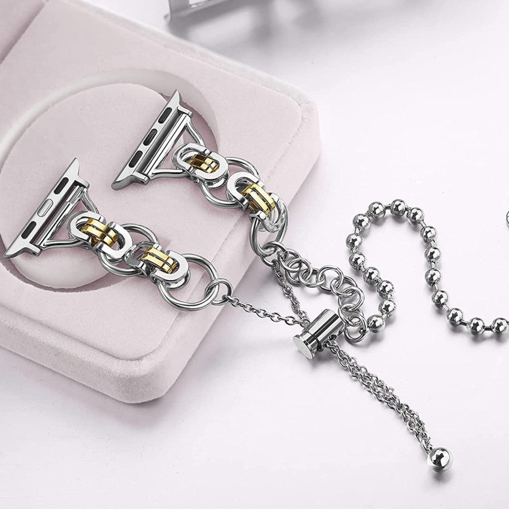 Meget holdbart Universal Apple Metal Urrem - Sølv#serie_2