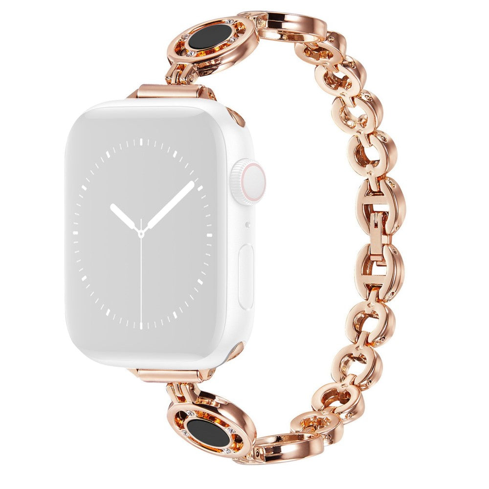 Tidslรธst Universal Apple Metal og Rhinsten Rem - Pink#serie_1