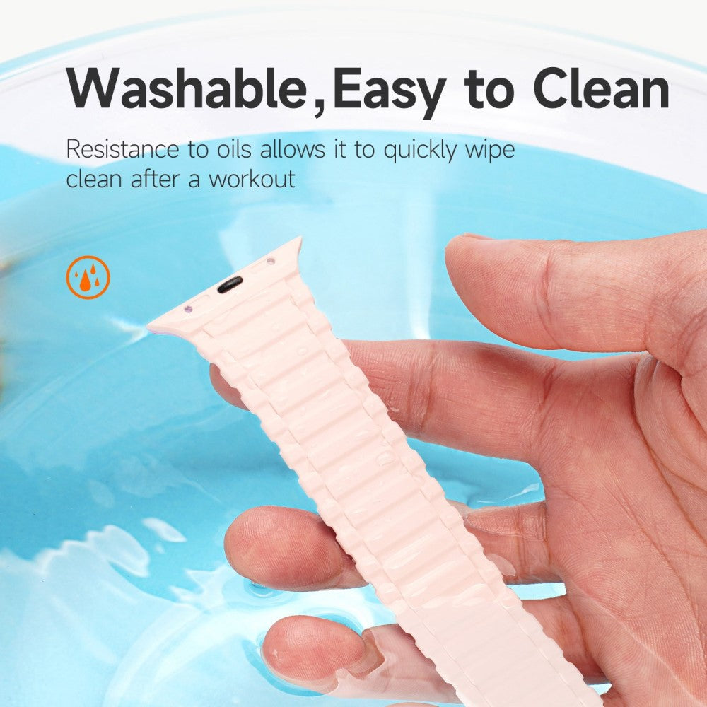 Tidsløst Universal Apple Silikone Rem - Pink#serie_2