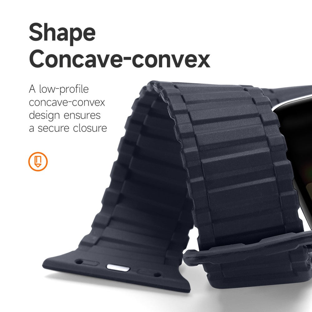 Tidsløst Universal Apple Silikone Rem - Blå#serie_4