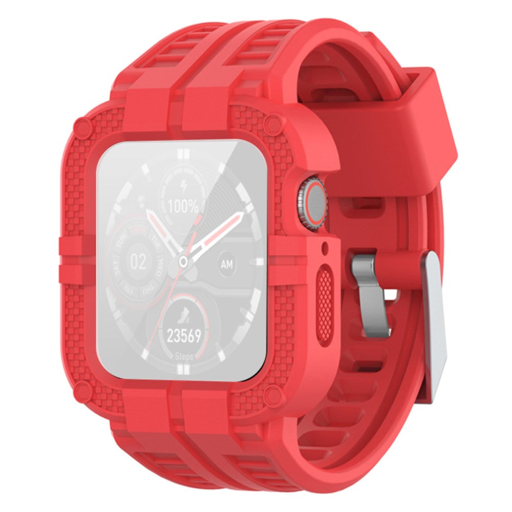 Glimrende Universal Apple Silikone Rem - Rød#serie_10