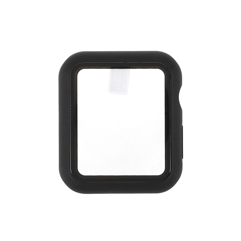 Vildt Fed Apple Watch Series 7 45mm Cover med Skรฆrmbeskytter i Hรฆrdet Glas - Sort#serie_1