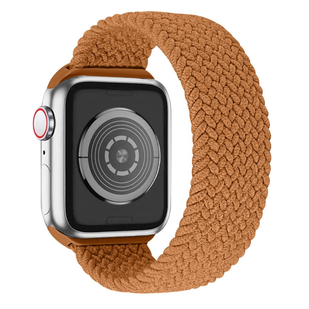 Superflot Apple Watch Series 7 45mm Nylon Rem - Stรธrrelse: S - Orange#serie_1
