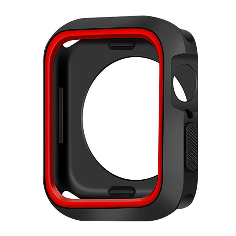 Apple Watch Series 7 45mm  Silikone Bumper  - Rød#serie_4