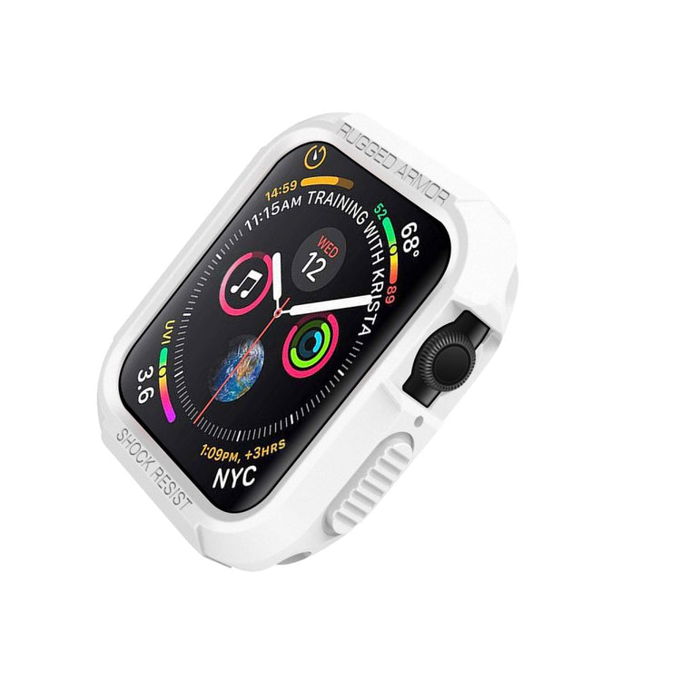 Apple Watch Series 7 45mm  Silikone Bumper  - Hvid#serie_1