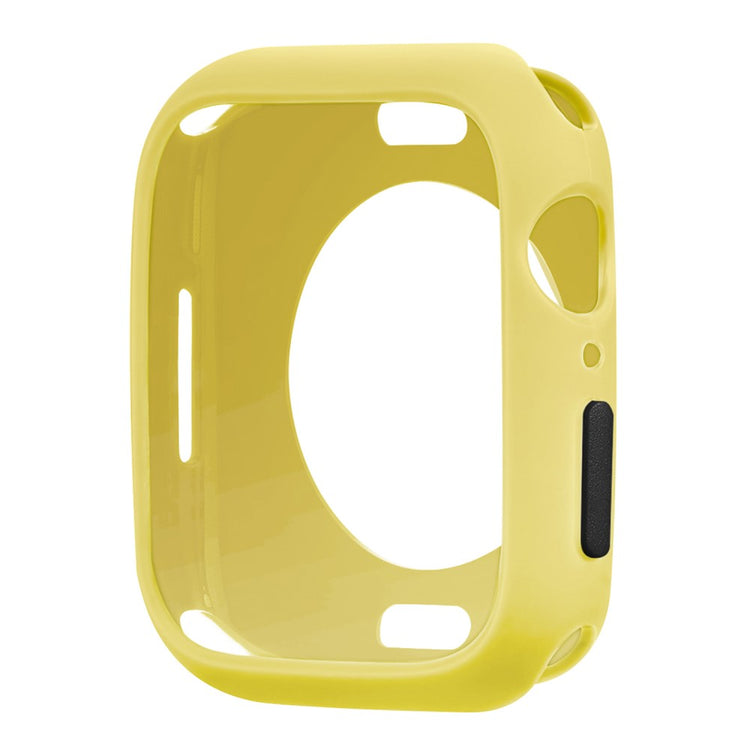 Apple Watch Series 7 45mm  Silikone Bumper  - Gul#serie_12
