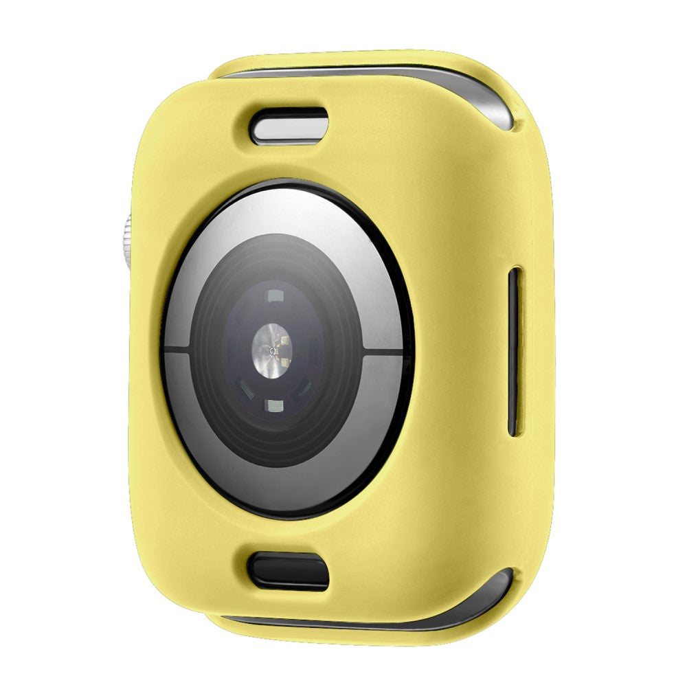 Apple Watch Series 7 45mm  Silikone Bumper  - Gul#serie_13