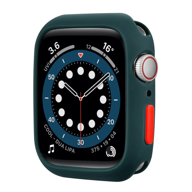 Apple Watch Series 7 45mm  Silikone Bumper  - Grøn#serie_17