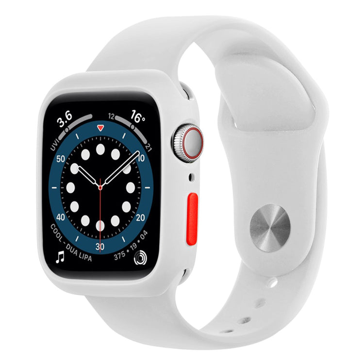 Apple Watch Series 7 45mm  Silikone Bumper  - Hvid#serie_5