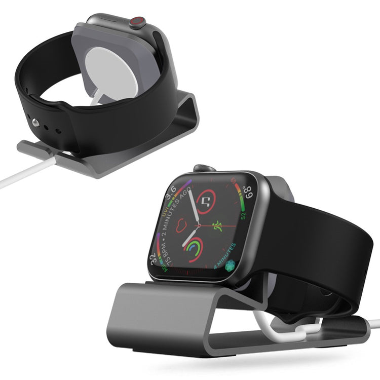 Apple Watch Series 7 45mm Metal Holder - Sølv#serie_1