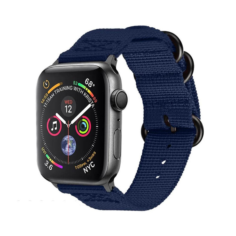 Kรธnt Apple Watch Series 7 45mm Nylon Rem - Blรฅ#serie_1
