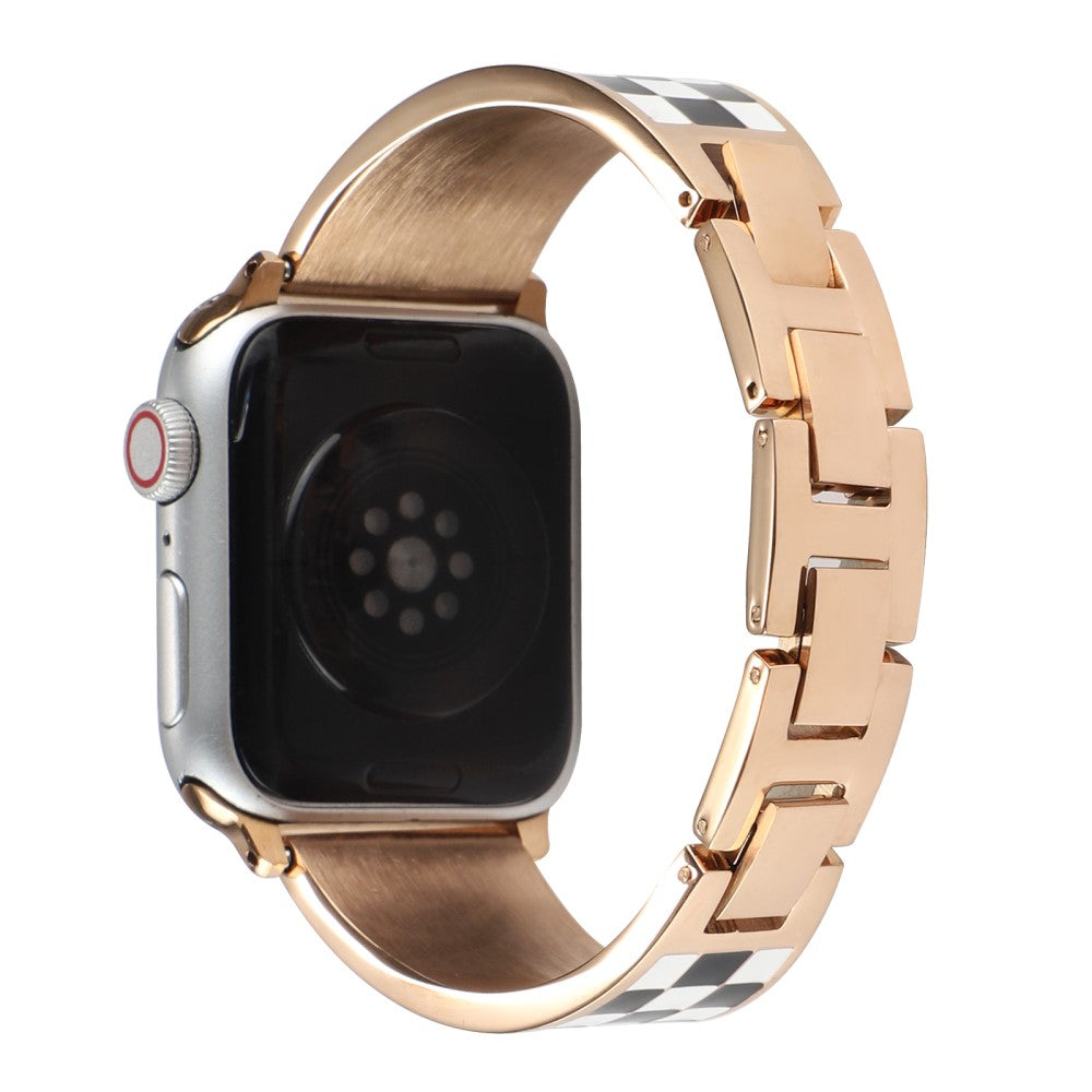 Super flot Apple Watch Series 7 45mm Metal Rem - Guld#serie_5