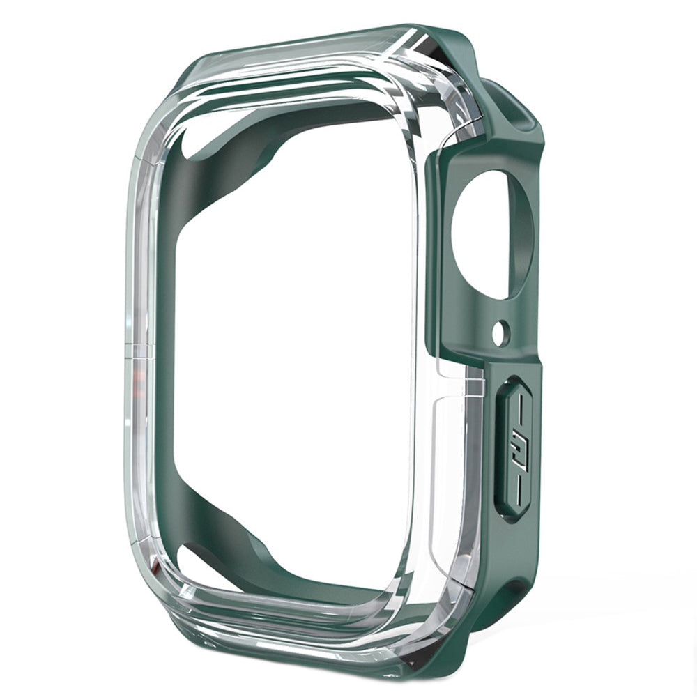Apple Watch Series 7 45mm Gennemsigtig Silikone Bumper  - Blรฅ#serie_1