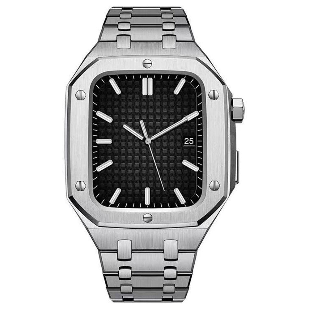 Helt vildt fed Apple Watch Series 7 45mm Metal Rem - Sรธlv#serie_206
