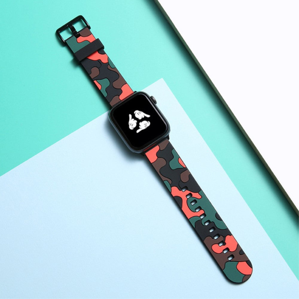 Super pรฆnt Apple Watch Series 7 45mm Silikone Rem - Rรธd#serie_1