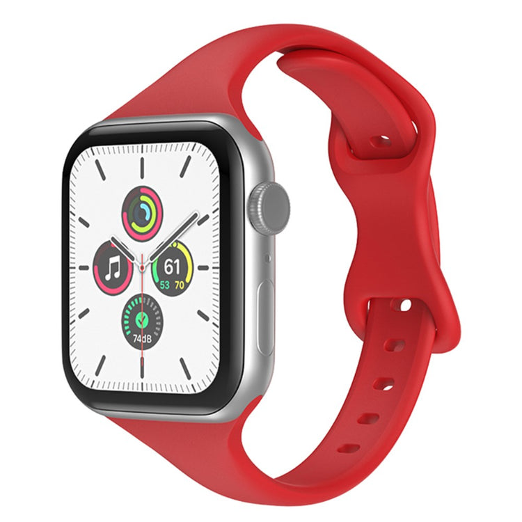 Mega fed Apple Watch Series 7 45mm Silikone Rem - Rød#serie_4