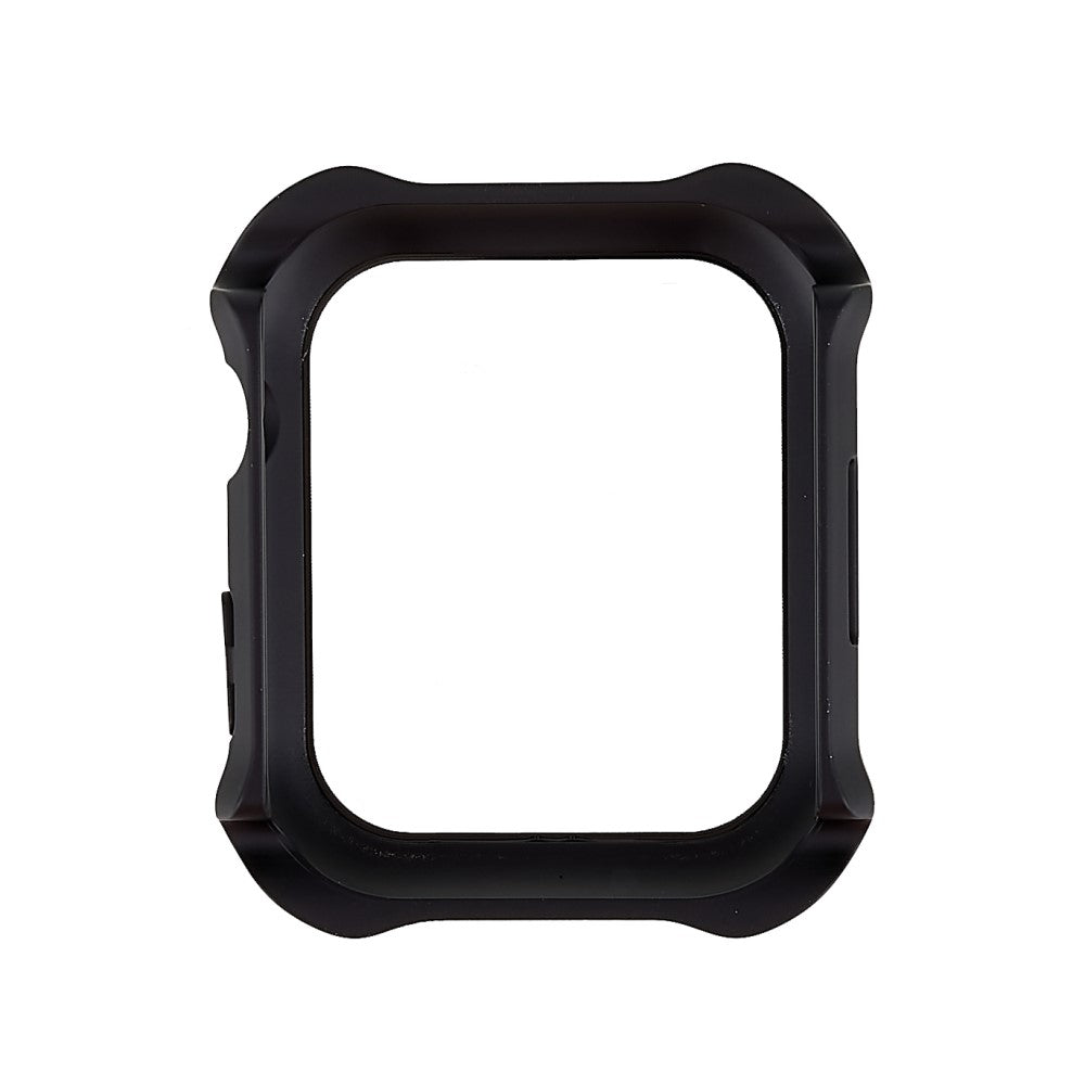 Fed Apple Watch Series 7 45mm Cover med Skรฆrmbeskytter i Plastik og Hรฆrdet Glas - Sort#serie_1