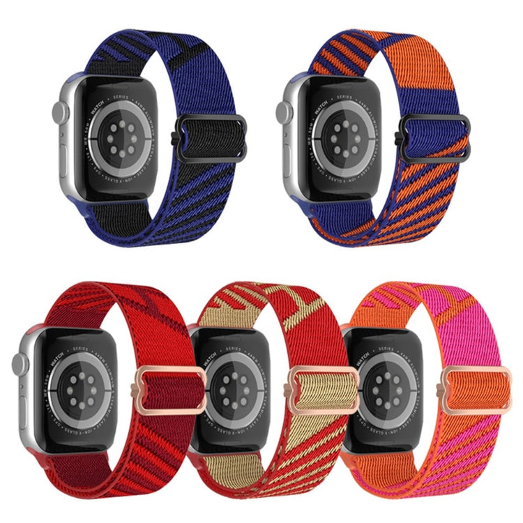 Helt vildt nydelig Apple Watch Series 7 45mm Stof Urrem - Pink#serie_2