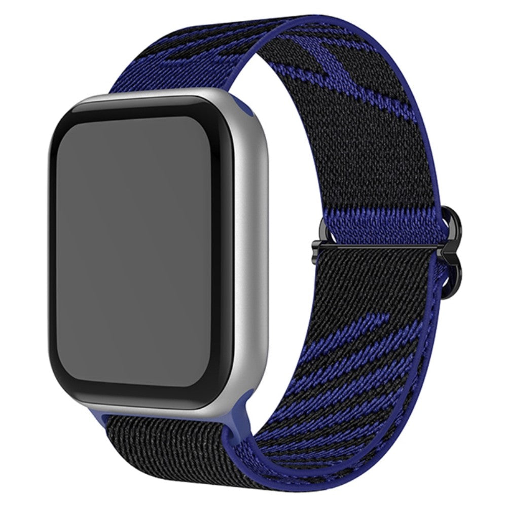 Helt vildt nydelig Apple Watch Series 7 45mm Stof Urrem - Blå#serie_5