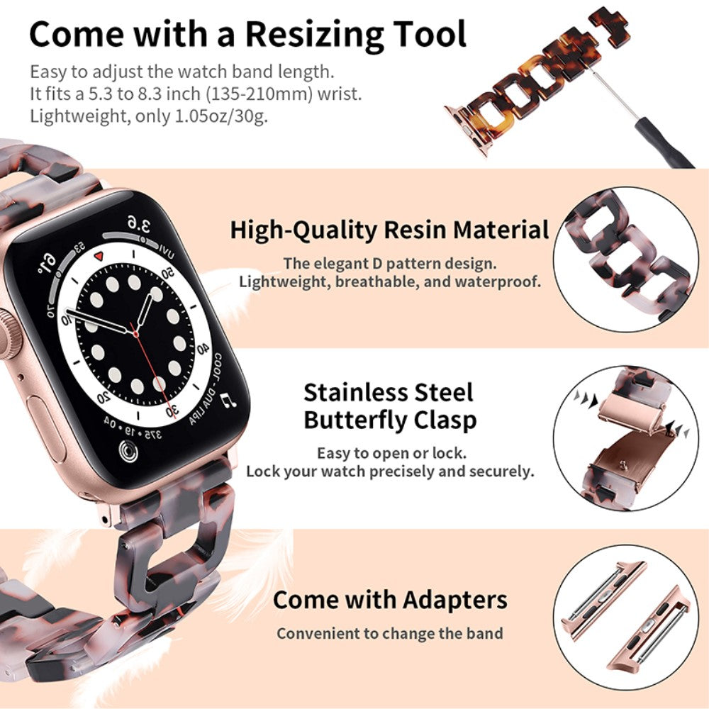 Elegant Apple Watch Series 7 45mm  Urrem - Pink#serie_4