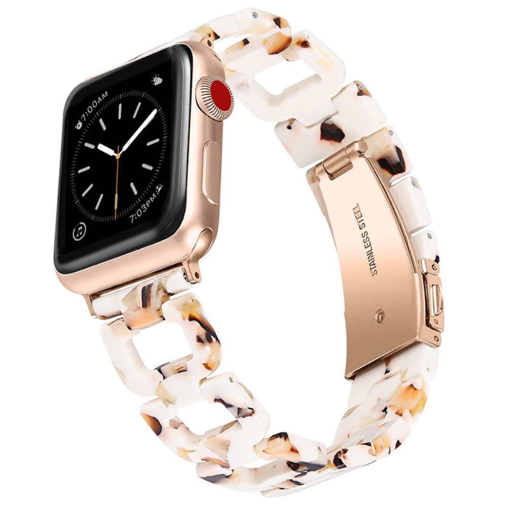 Super kønt Apple Watch Series 7 45mm  Rem - Brun#serie_6