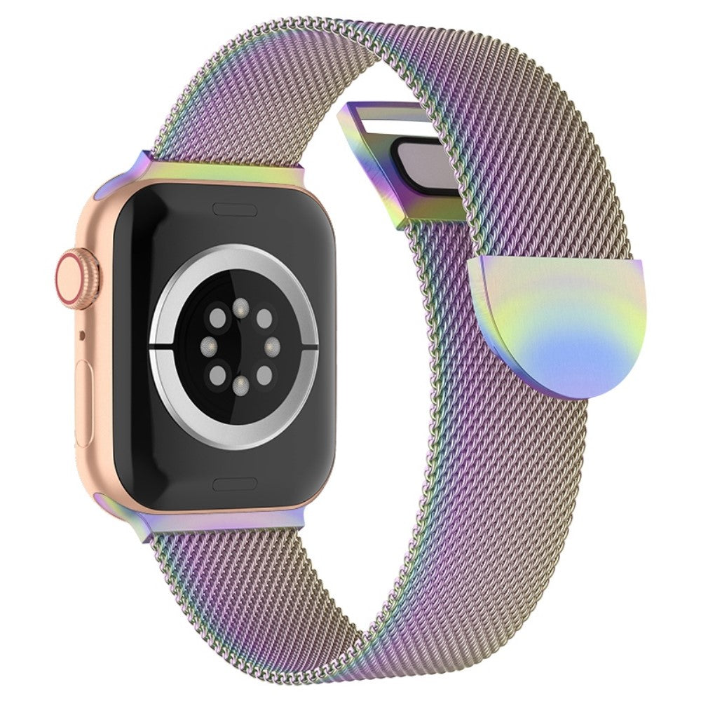 Rigtigt slidstรฆrk Apple Watch Series 7 45mm Metal Rem - Flerfarvet#serie_1