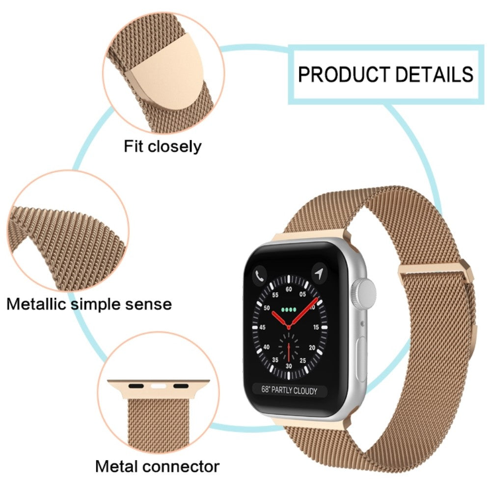 Yndigt Apple Watch Series 7 45mm Metal Urrem - Sølv#serie_7