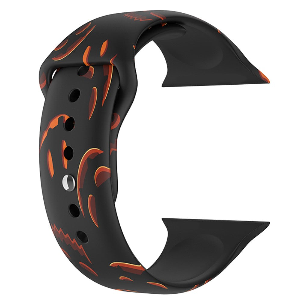 Super nydelig Universal Apple Silikone Rem - Orange#serie_1