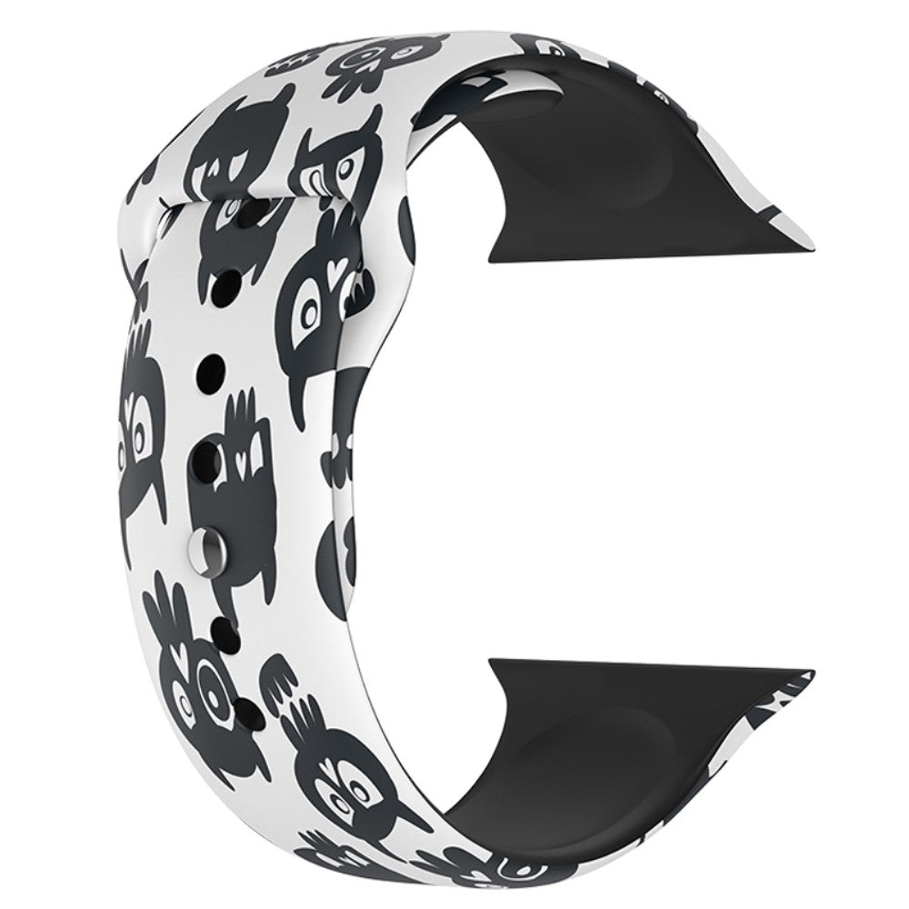 Super nydelig Universal Apple Silikone Rem - Hvid#serie_6