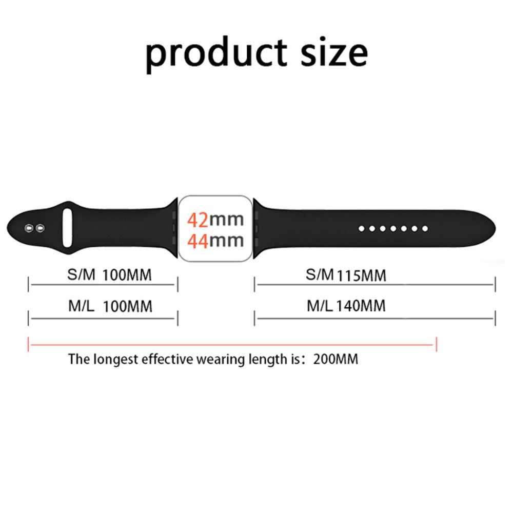 Helt vildt fantastisk Universal Apple Silikone Urrem - Lilla#serie_10