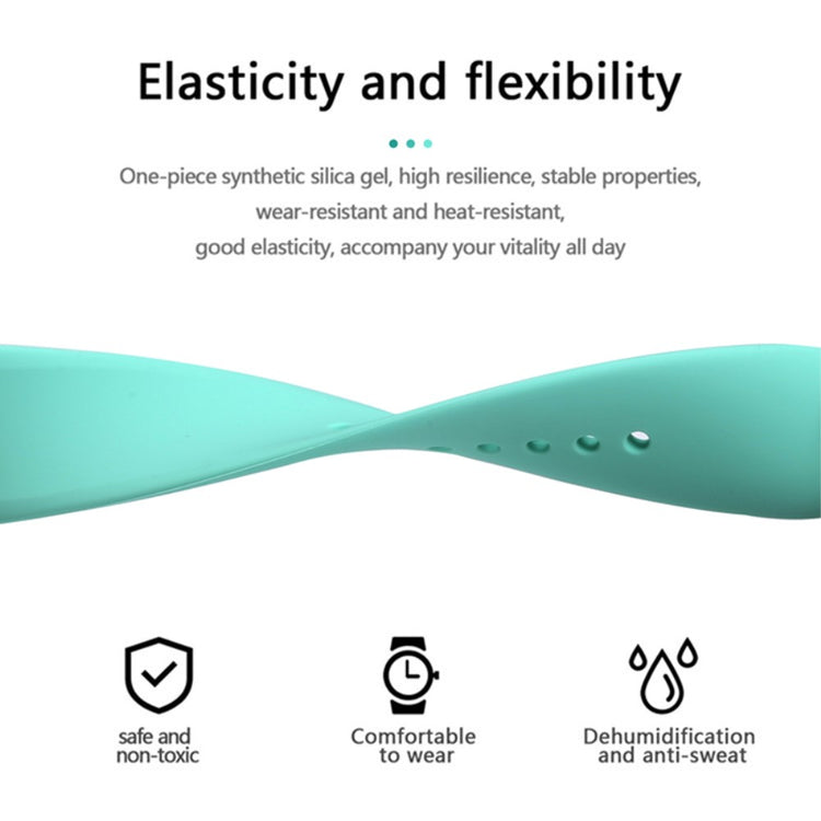 Helt vildt fantastisk Universal Apple Silikone Urrem - Grøn#serie_19