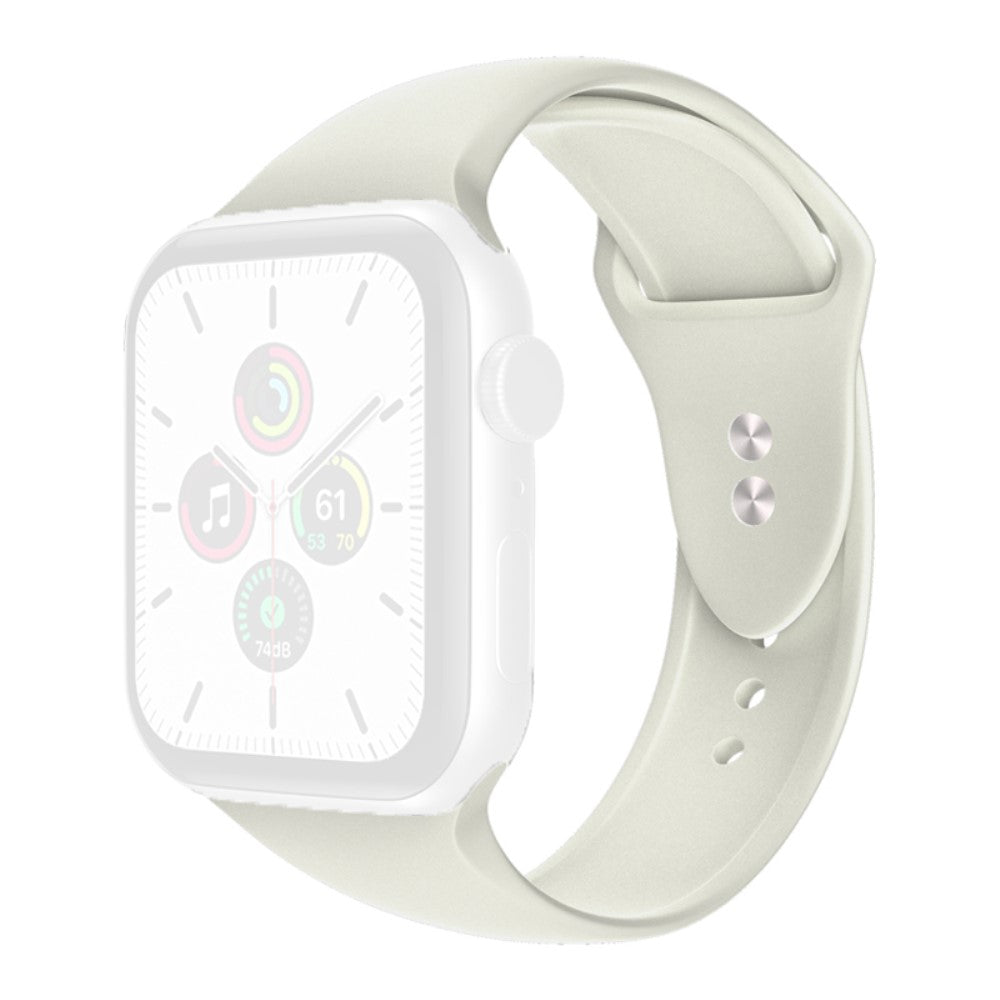 Elegant Universal Apple Silikone Rem - Hvid#serie_4