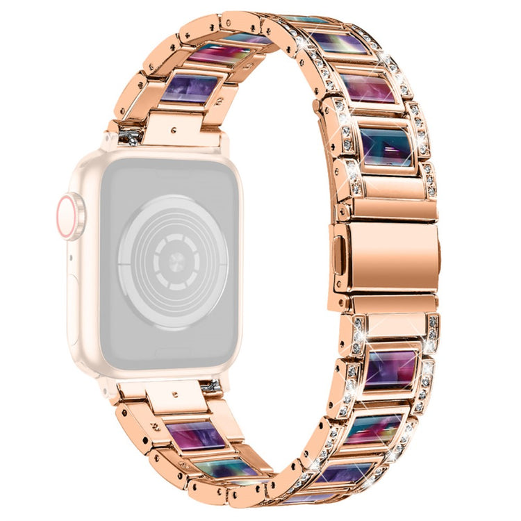 Helt vildt fint Universal Apple Metal og Rhinsten Rem - Pink#serie_13