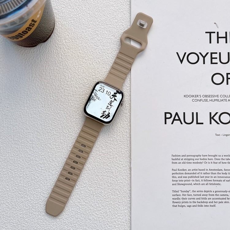 Vildt holdbart Universal Apple Silikone Urrem - Gul#serie_6