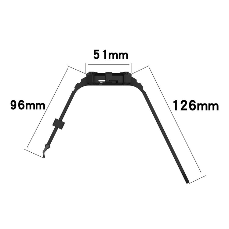 Vildt kønt Universal Apple Silikone Rem - Hvid#serie_2