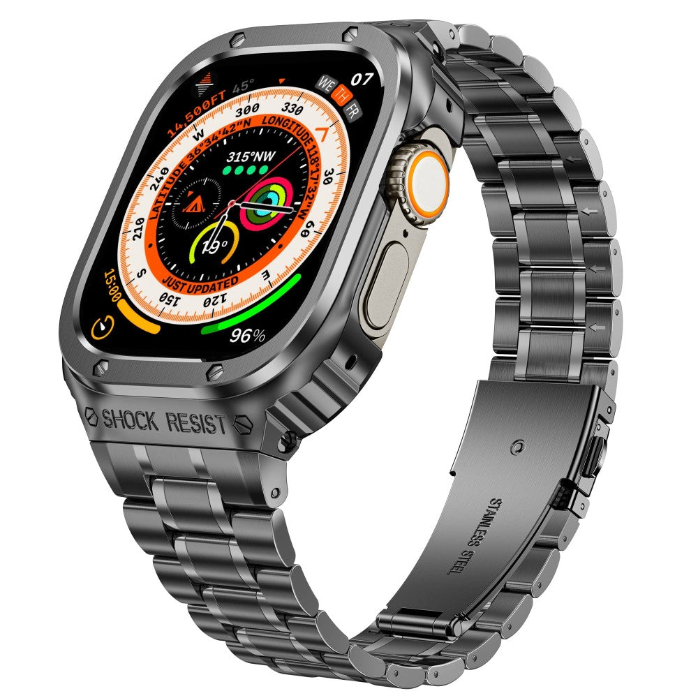 Supercool Metal Universal Rem passer til Apple Smartwatch - Sรธlv#serie_1