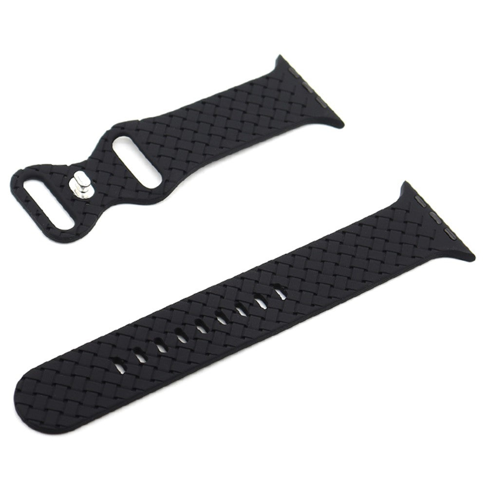 Helt vildt skøn Universal Apple Silikone Rem - Sort#serie_2