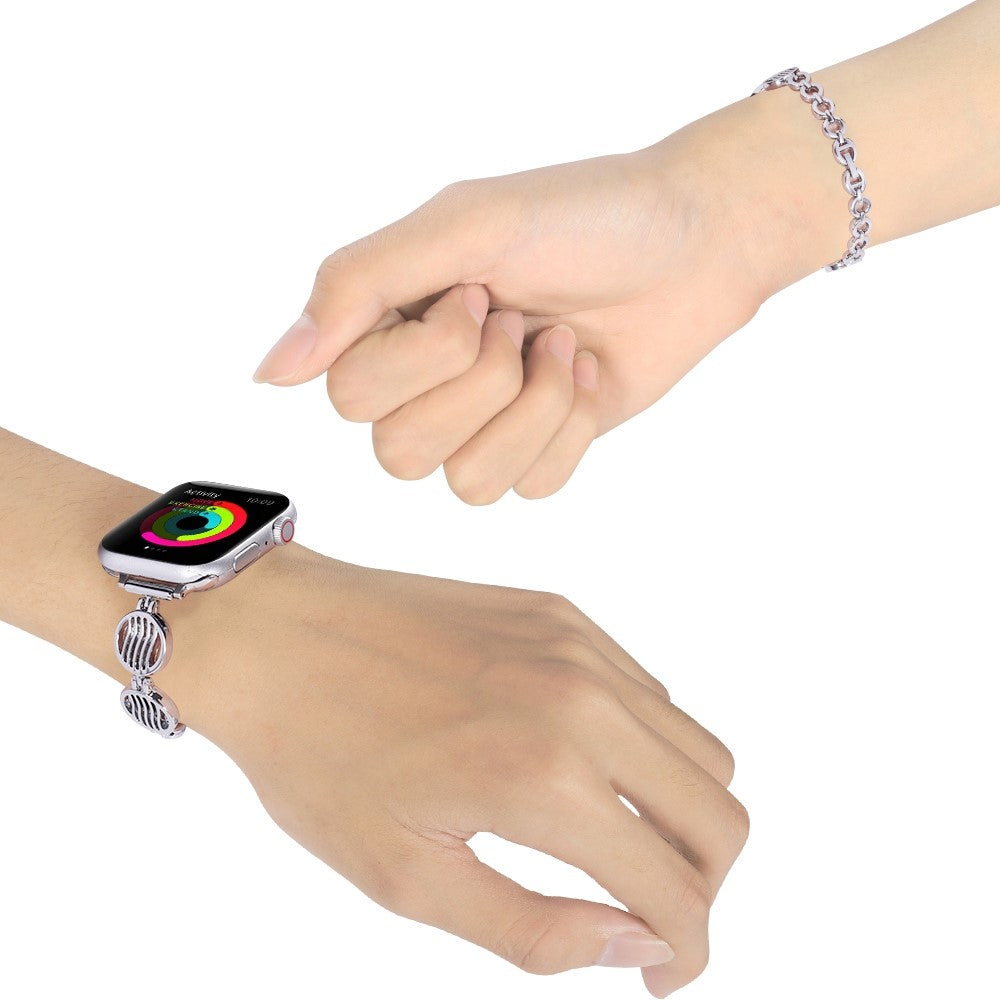 Mega smuk Universal Apple Metal Urrem - Sølv#serie_2