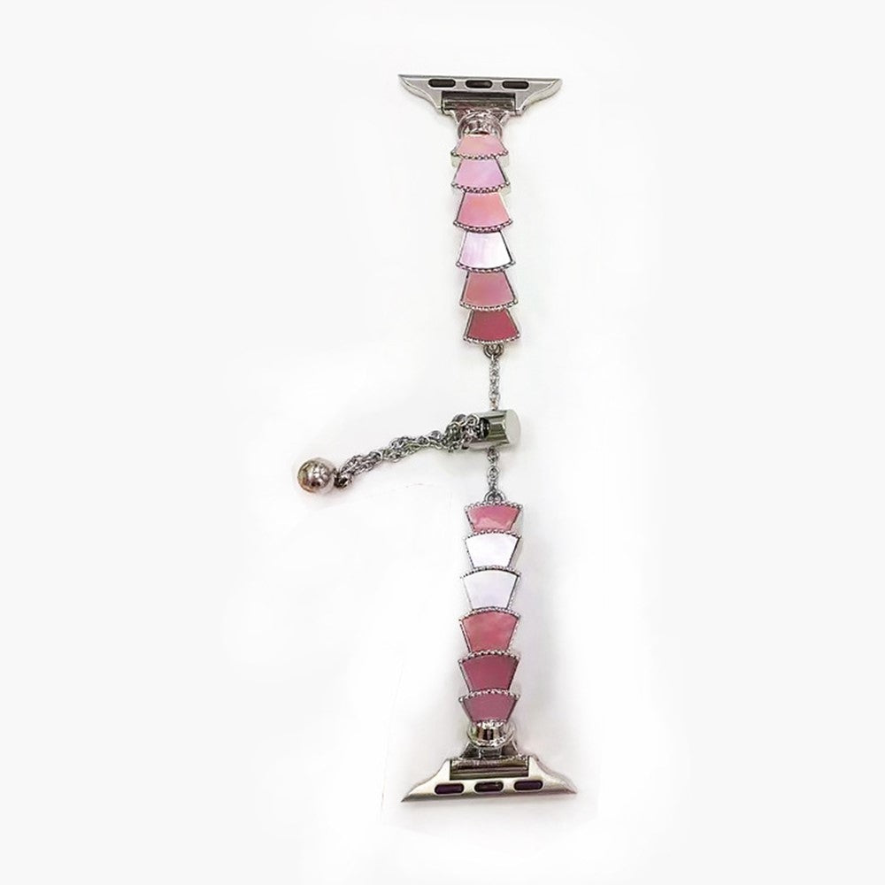 Meget fantastisk Universal Apple Metal og  Rhinsten Urrem - Pink#serie_10