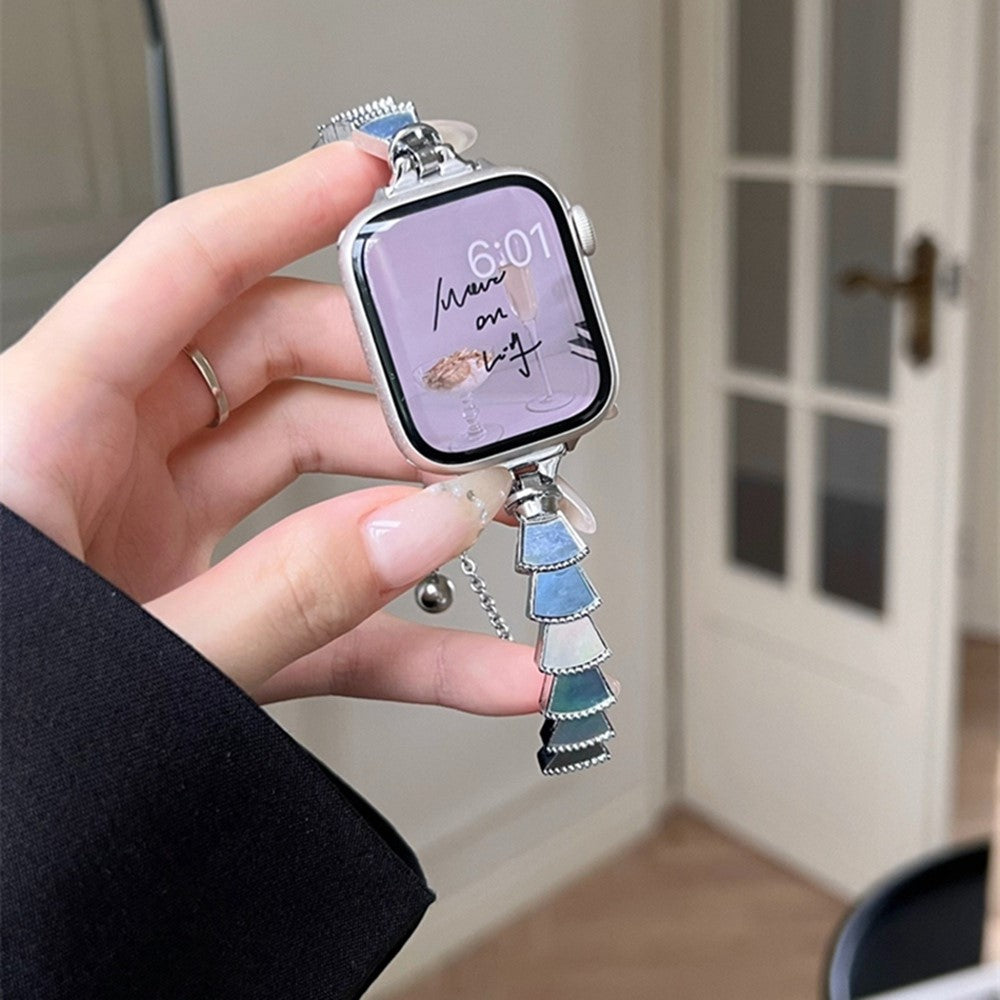 Meget fantastisk Universal Apple Metal og  Rhinsten Urrem - Sølv#serie_11