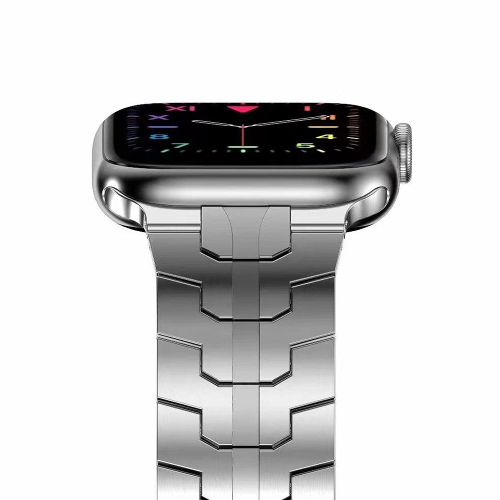 Mega fed Universal Apple Metal Urrem - Sølv#serie_2