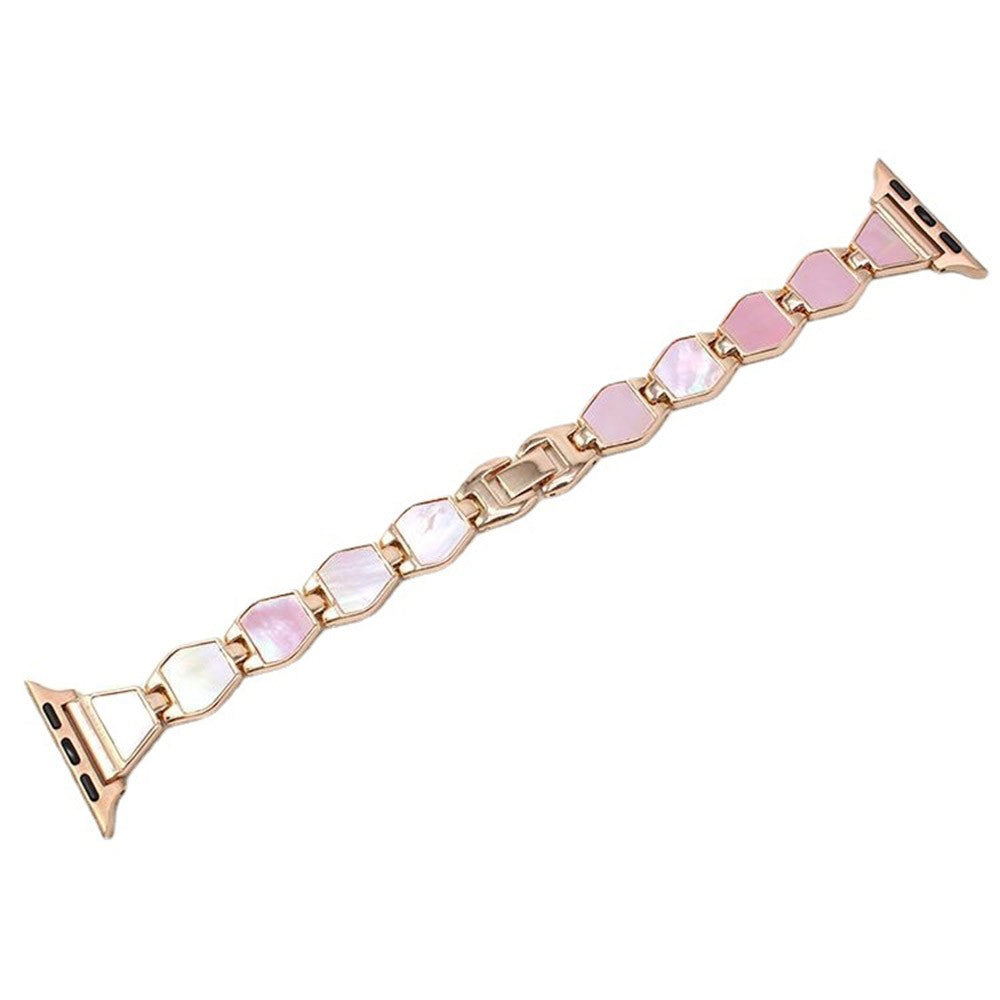 Sejt Universal Apple Metal og Rhinsten Rem - Pink#serie_2