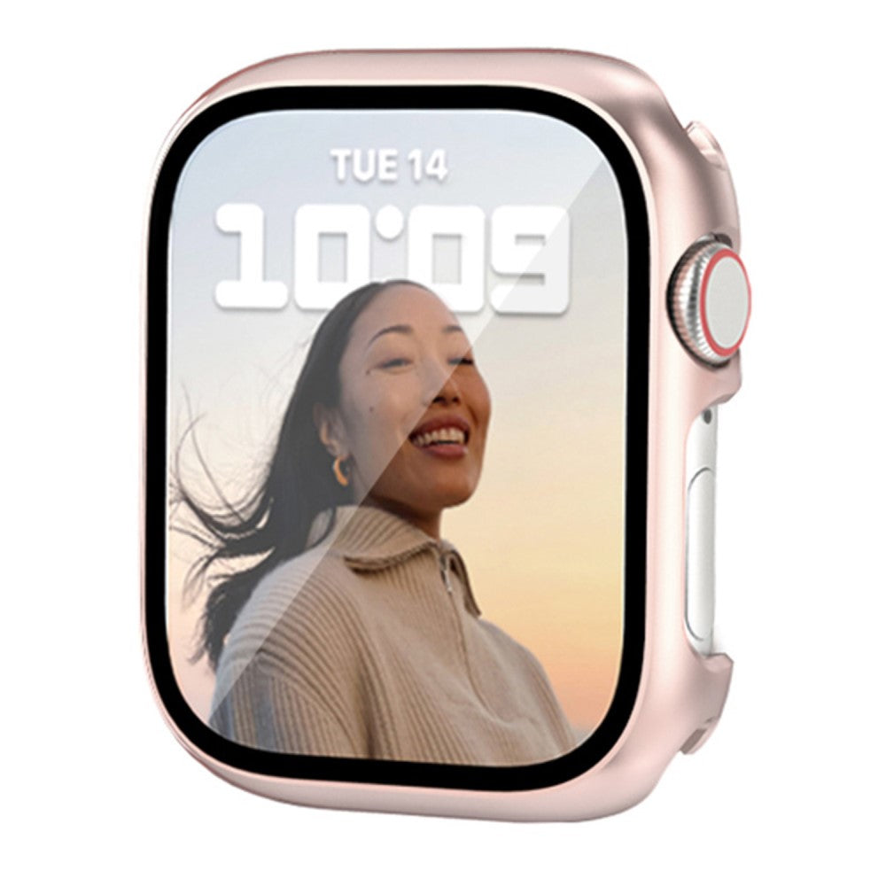 Vildt Fint Universal Apple Cover med Skรฆrmbeskytter i Plastik og Hรฆrdet Glas - Pink#serie_1