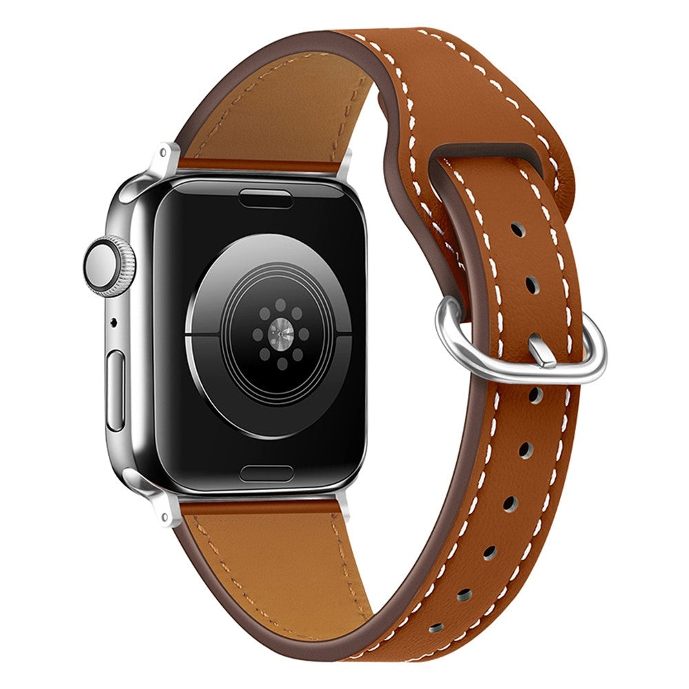 Helt vildt godt Universal Apple รgte lรฆder Rem - Brun#serie_1