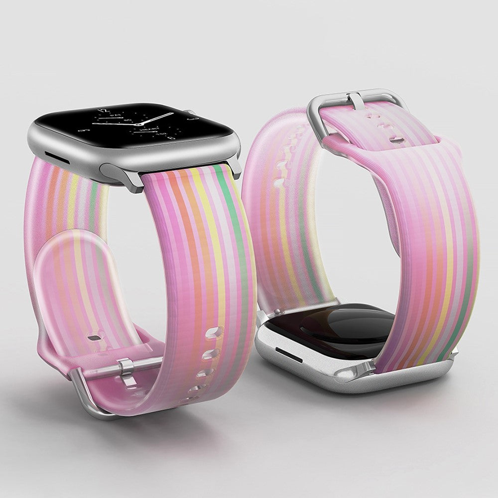 Super sejt Universal Apple Silikone Rem - Pink#serie_3