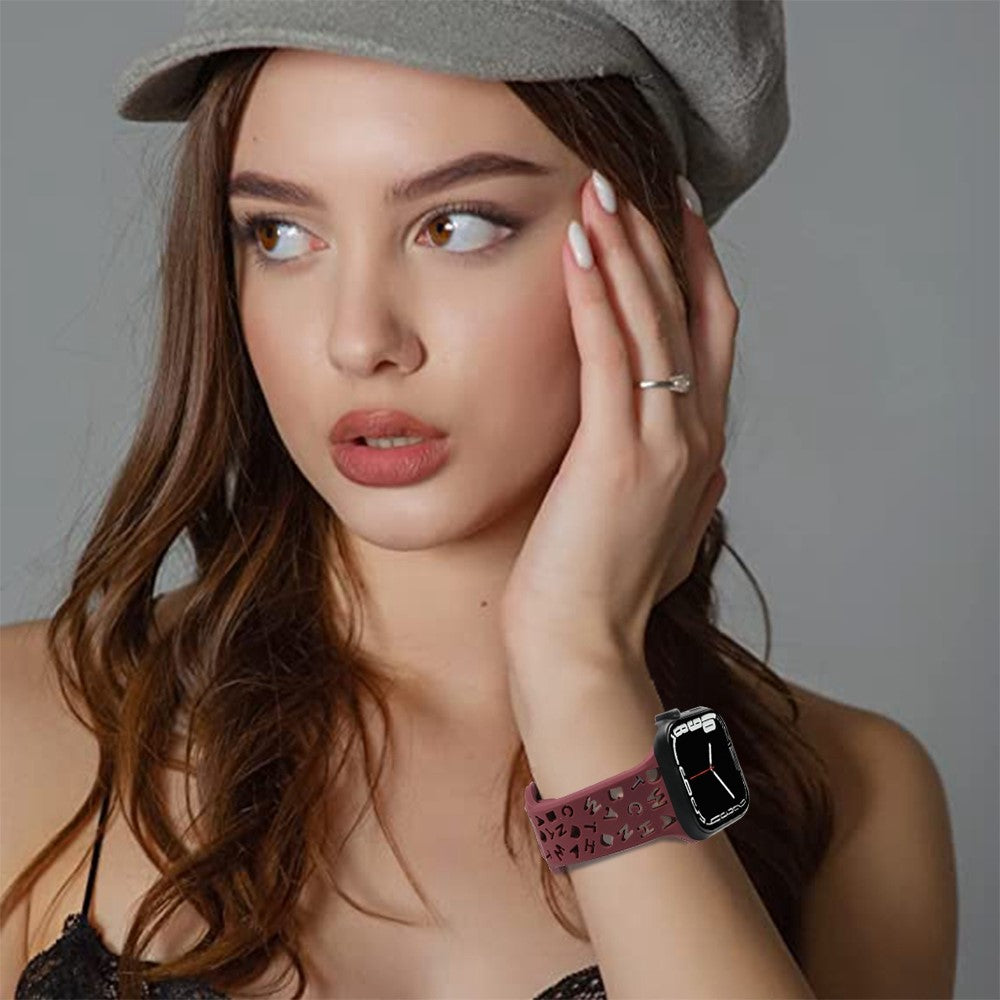 Super cool Universal Apple Silikone Rem - Rød#serie_8